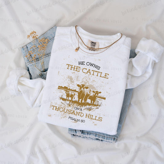 He owns the cattle-Comfort Colors