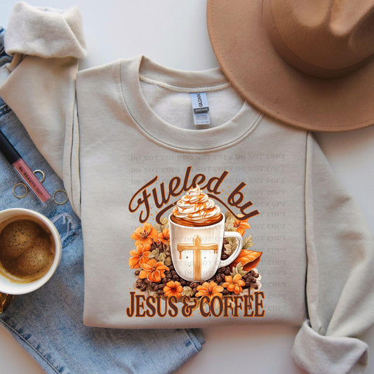 Fueled by Jesus & Coffee-DTF Transfer