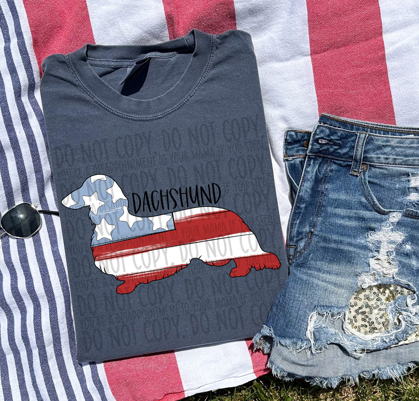 Patriotic Tee- Comfort Color