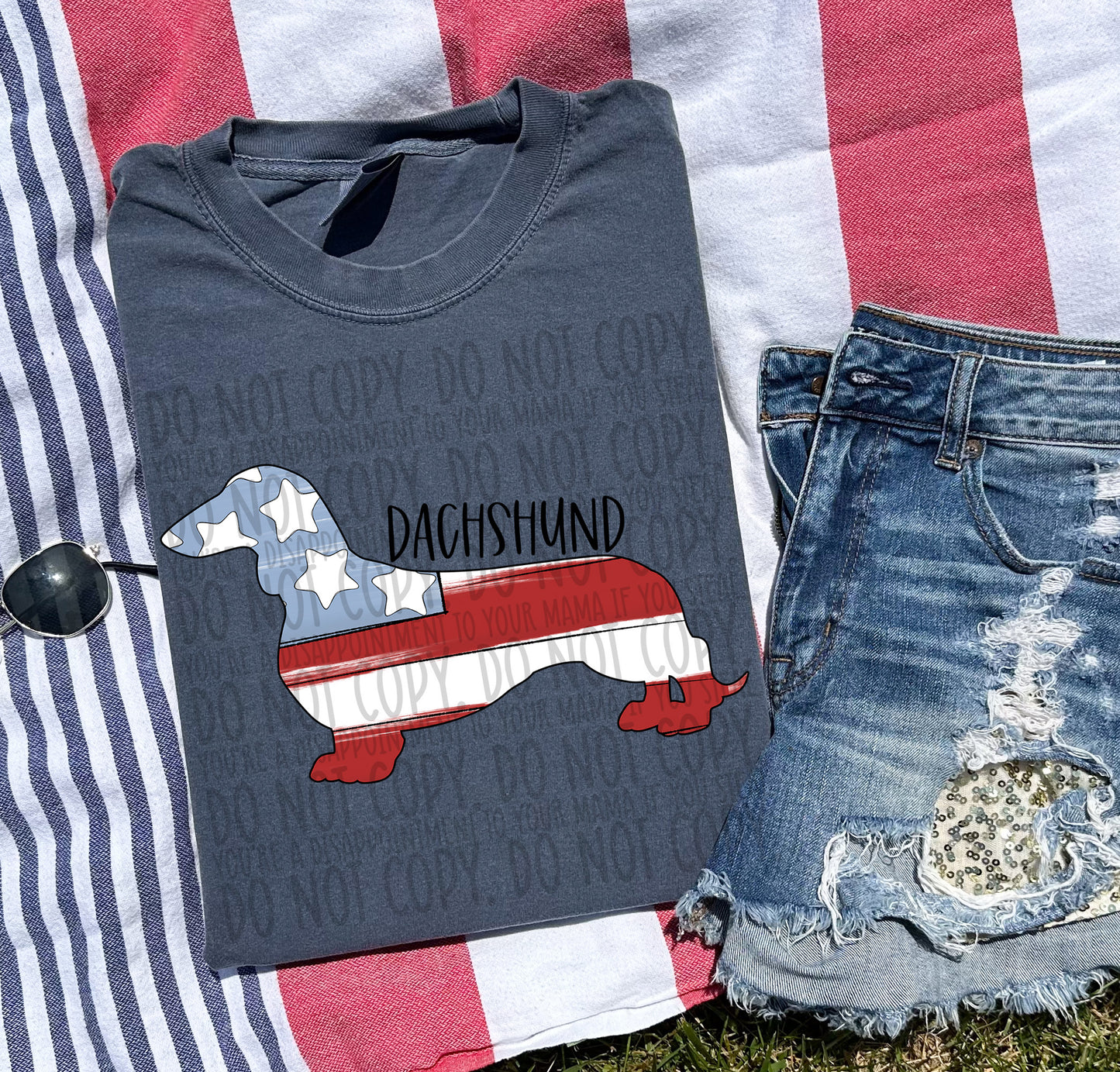 Patriotic Tee- Comfort Color
