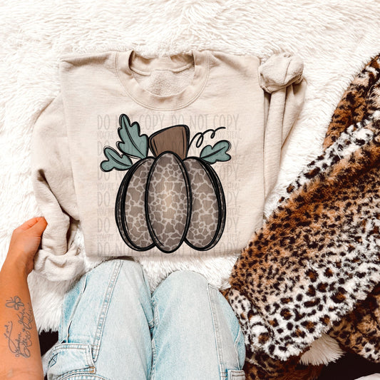 Pumpkin cow print- DTF Transfer