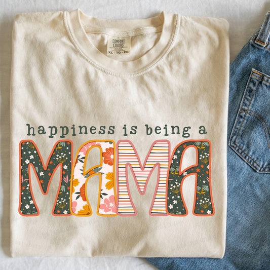 Happiness is being a mama-DTF Transfer