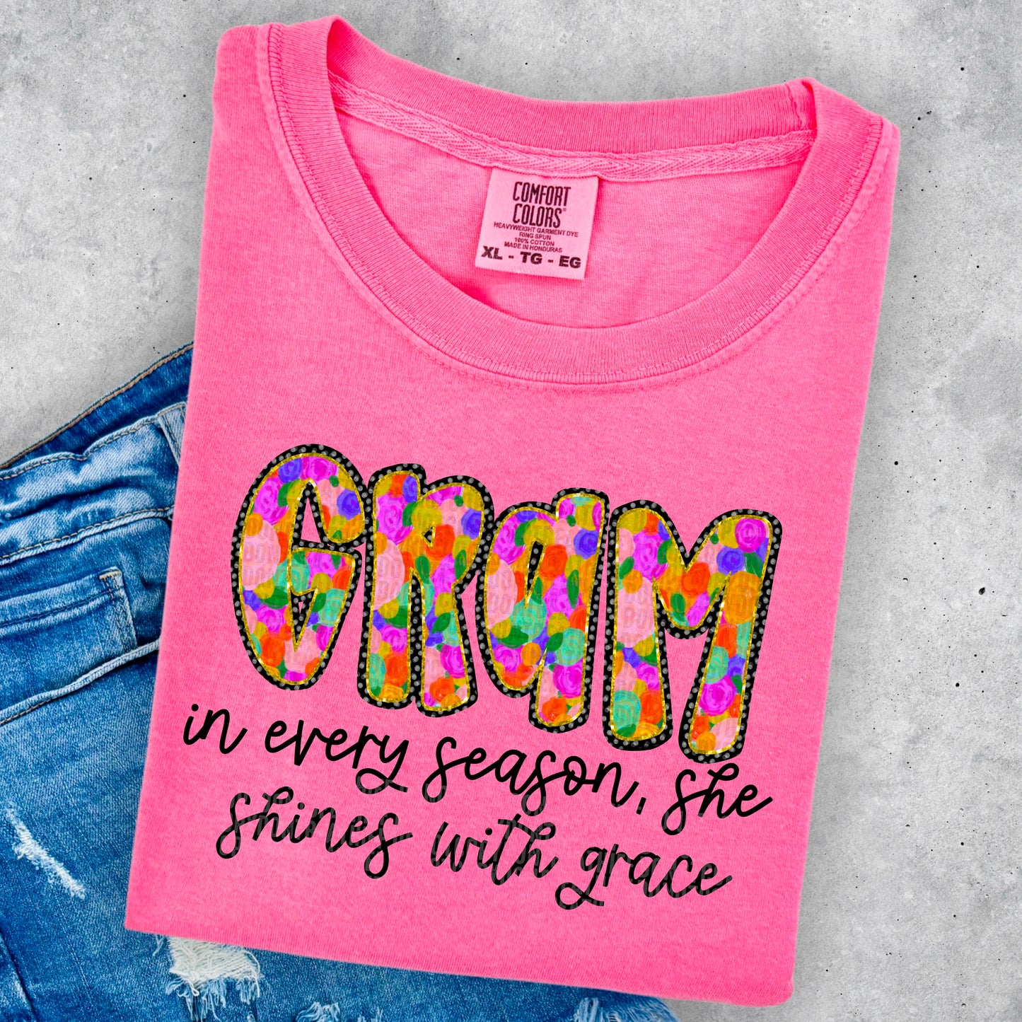 Gram-She shines with grace- Comfort Color