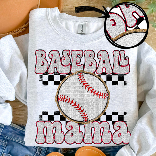 Baseball Mama-Sweatshirt