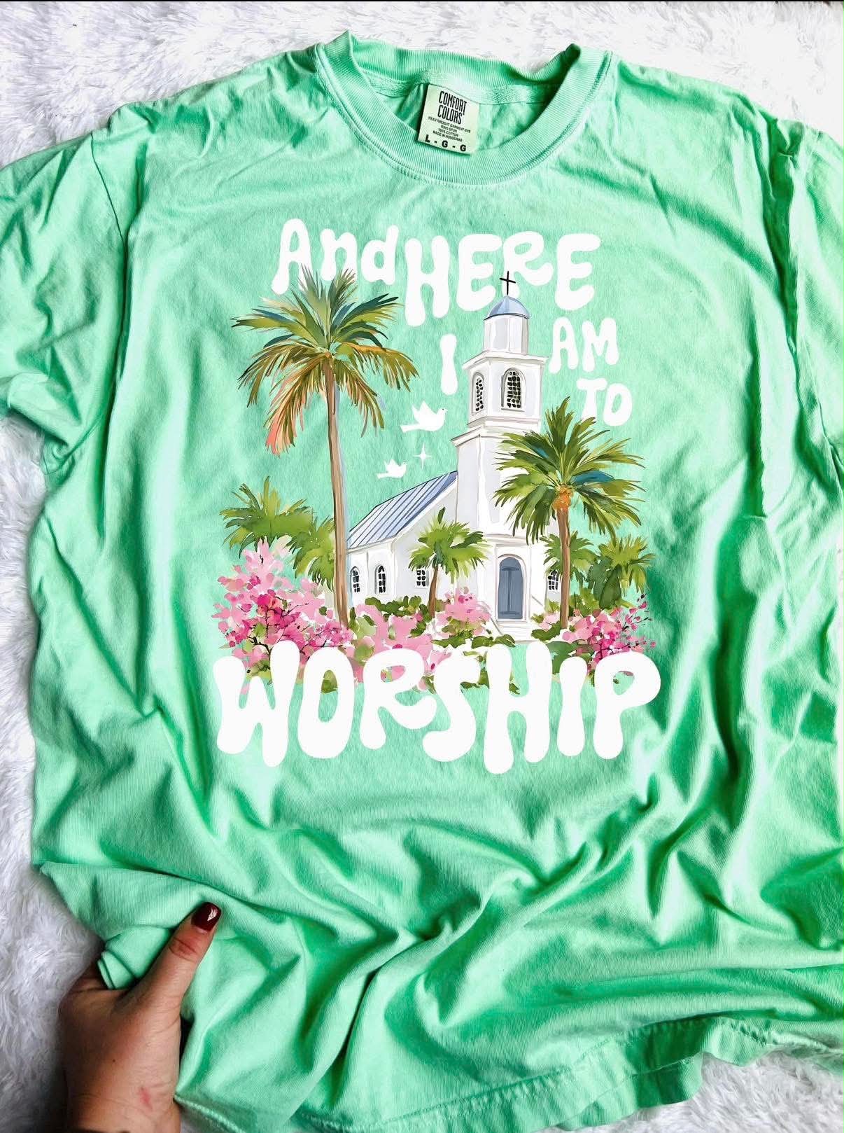 And here I am to worship- DTF Transfer
