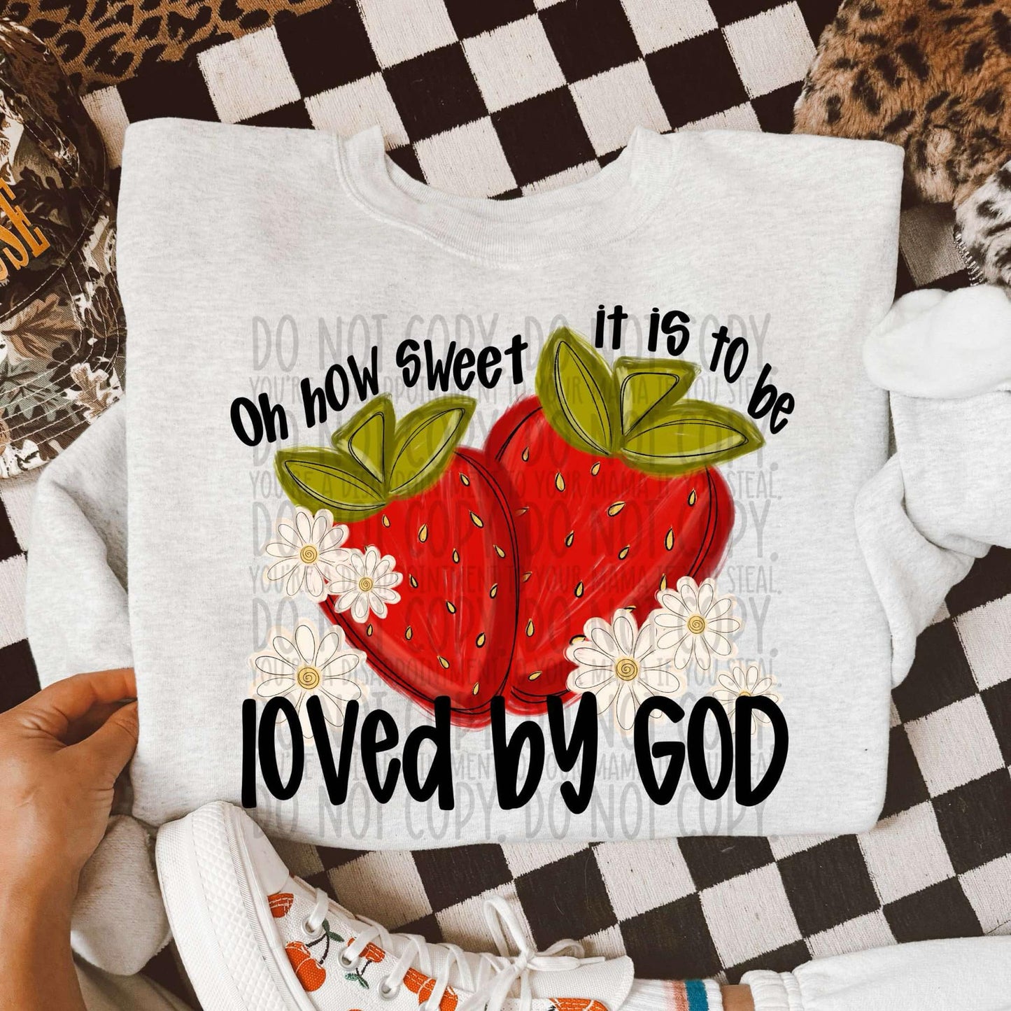 Oh how sweet it is to be loved by God-DTF Transfer