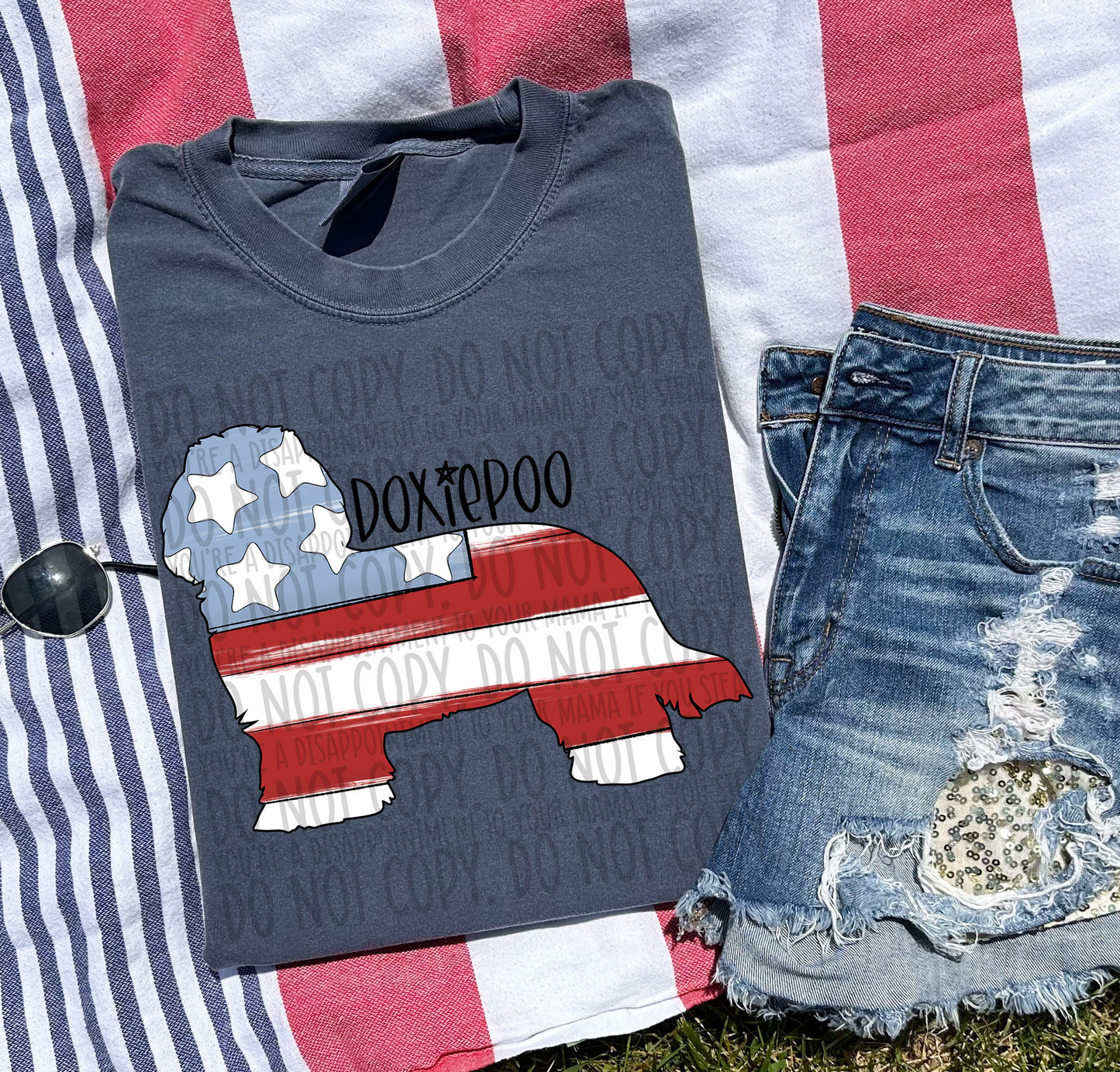 Patriotic Tee- Comfort Color