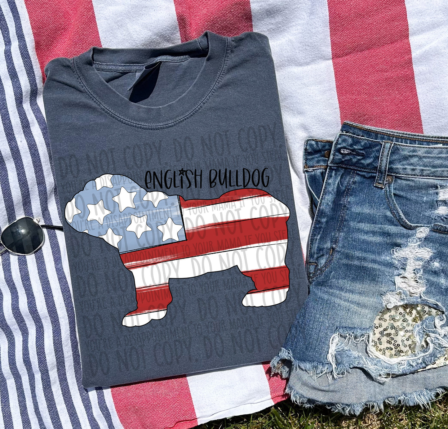 Patriotic Tee- Comfort Color
