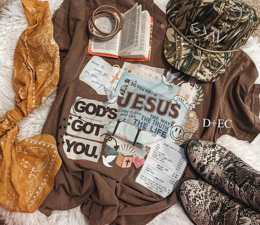 God's Got You- DTF Transfer