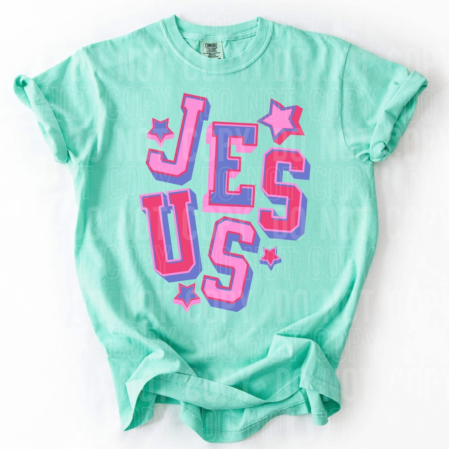 Jesus-Stars- DTF Transfer
