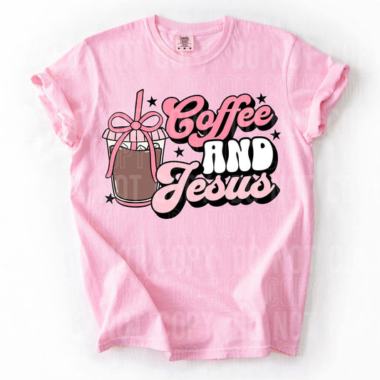 Coffee and Jesus - DTF Transfer
