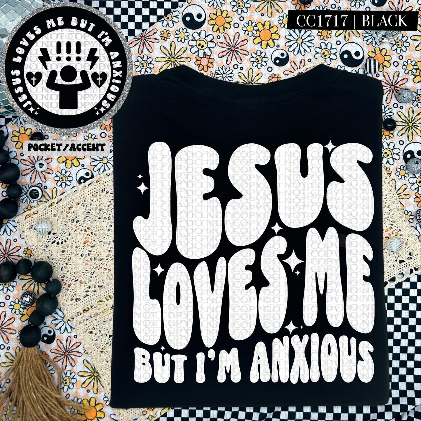 Jesus loves me but I'm anxious-SET-DTF Transfer