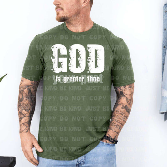 God is greater than your past- DTF Transfer