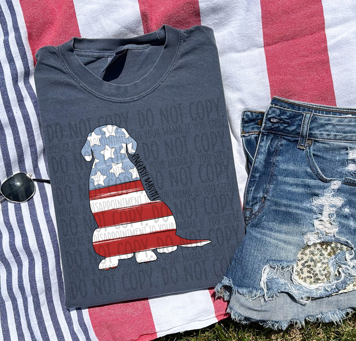 Patriotic Tee- Comfort Color
