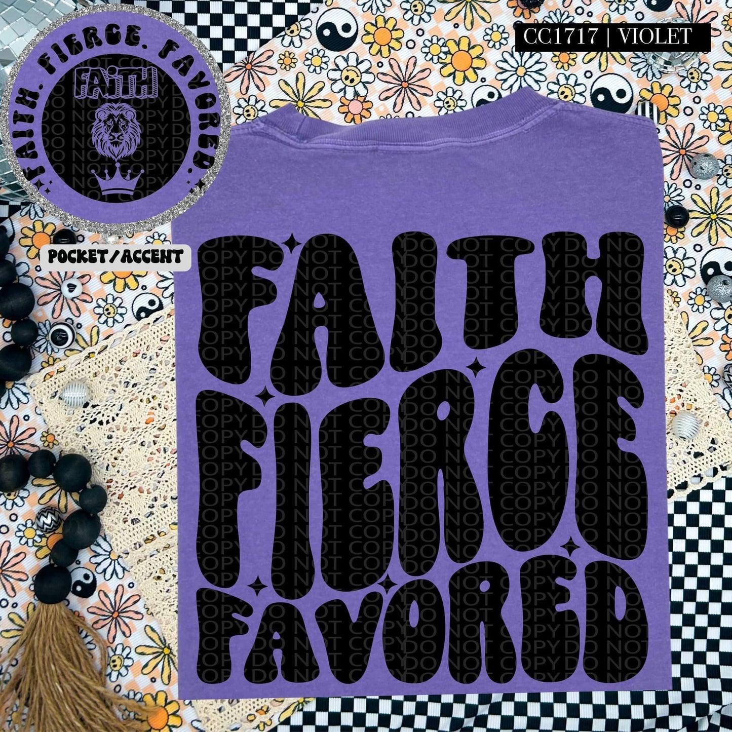 Faith fierce favored-SET-DTF Transfer