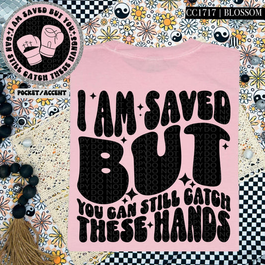 I am saved but you can still catch these hands-SET-DTF Transfer