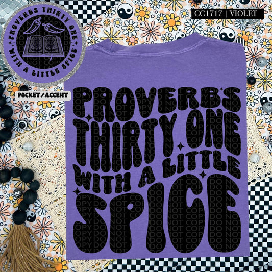 Proverbs thirty one with a little spice-SET-DTF Transfer