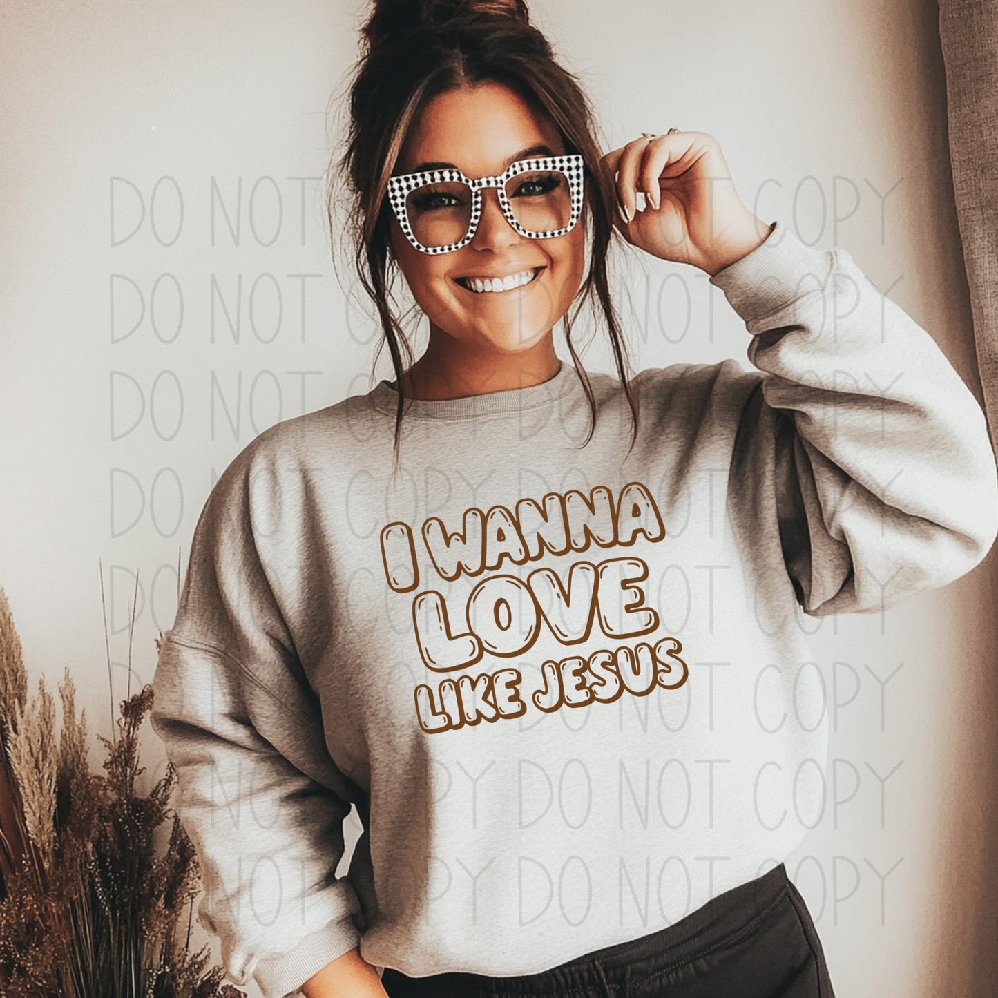 I wanna love like Jesus- DTF Transfer