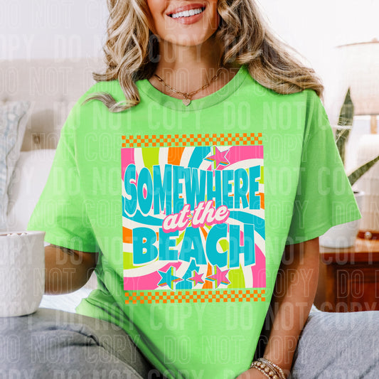 Somewhere at the beach-DTF Transfer