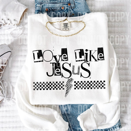 Love Like Jesus-DTF Transfer