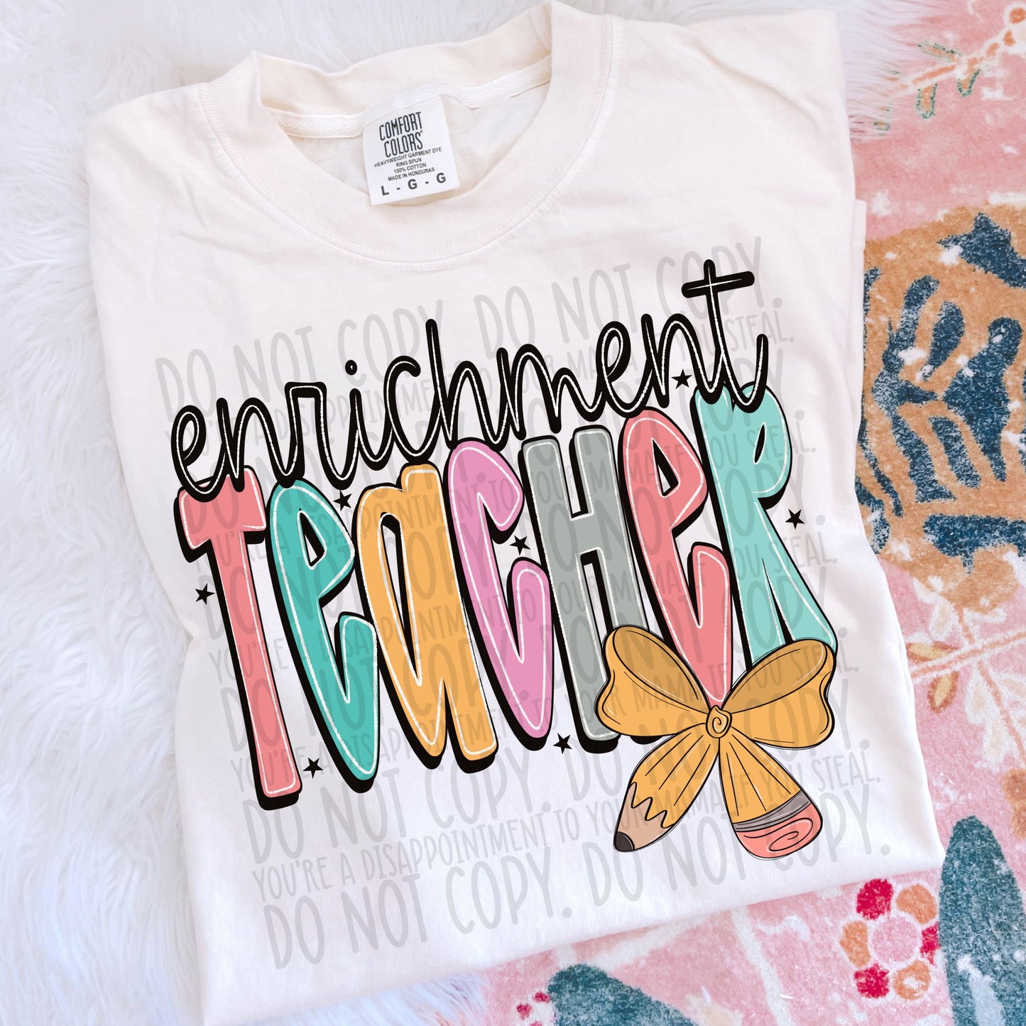 Doodle Pencil Teacher Collection - DTF Transfer