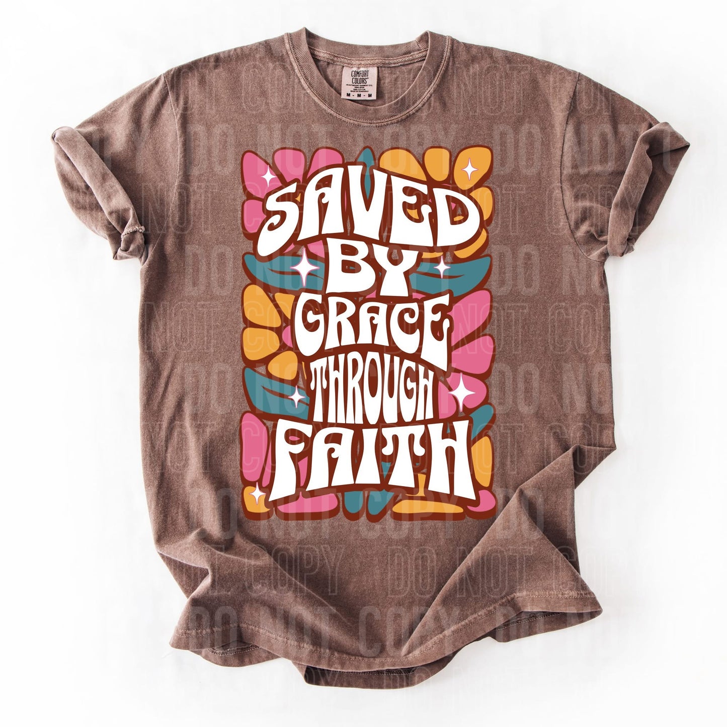 Saved by grace through faith-DTF Transfer