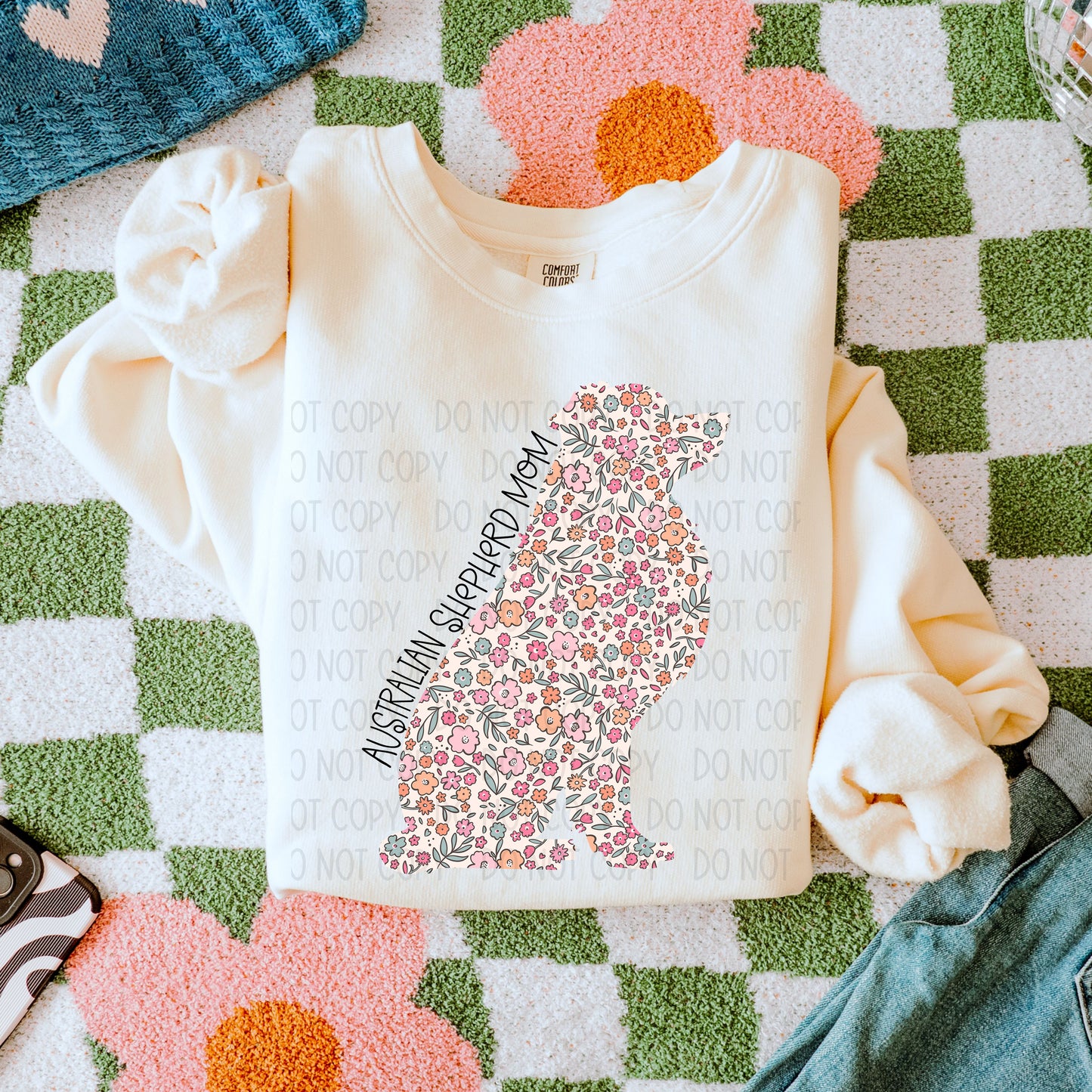 Dog Mom Floral- DTF Transfer