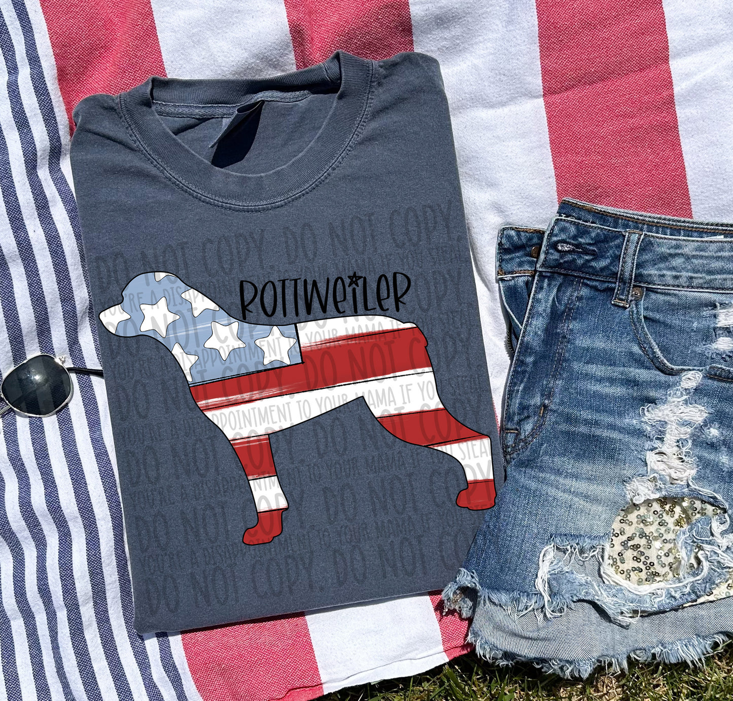 Patriotic Tee- Comfort Color