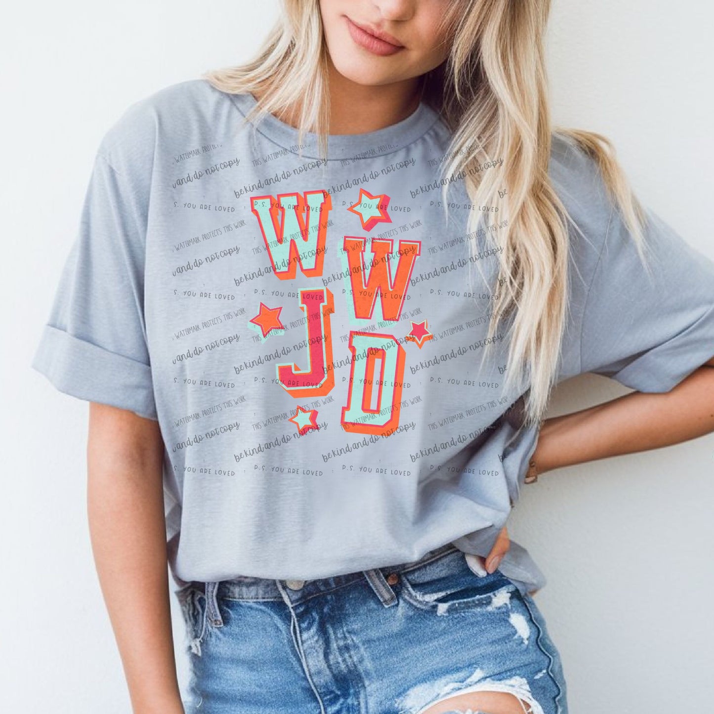 WWJD- DTF Transfer