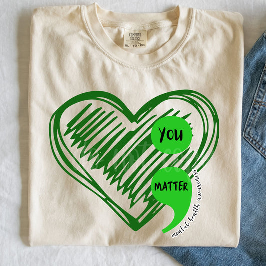 You matter mental health awareness-DTF Transfer