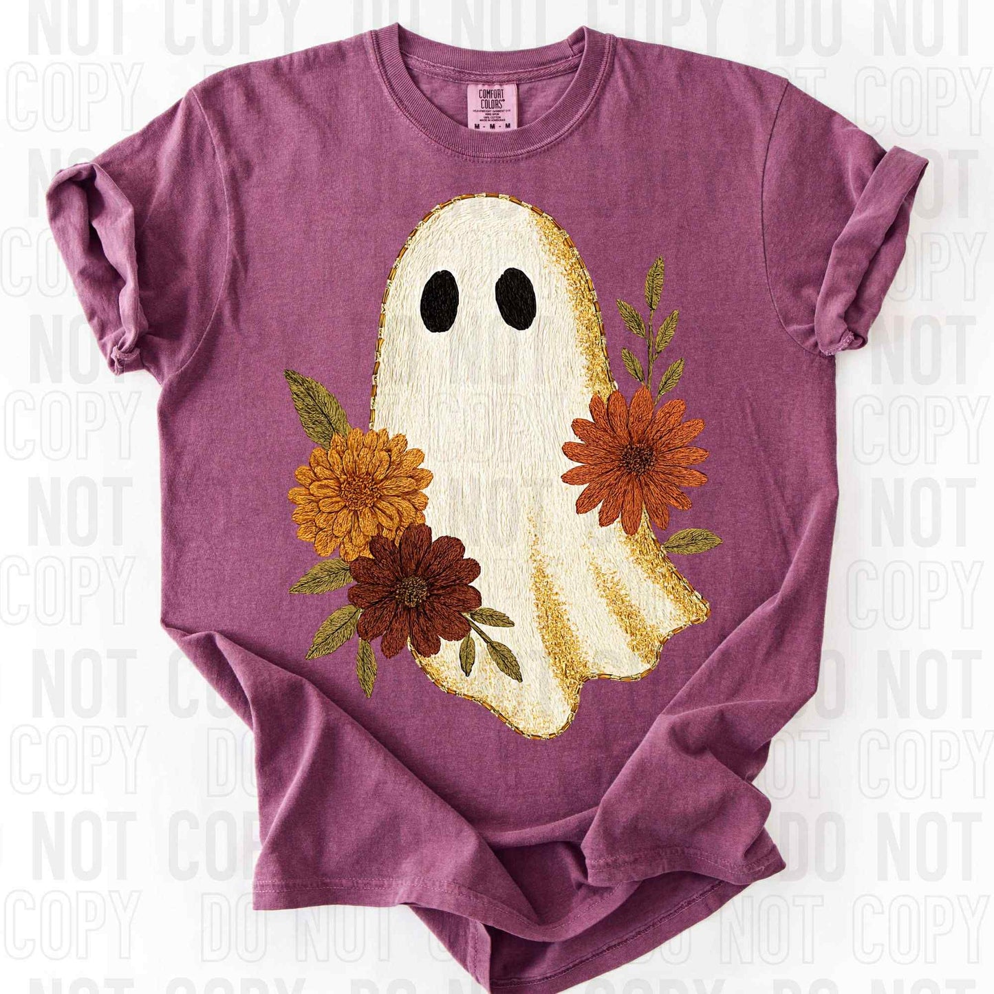 Floral Ghostie- DTF Transfer