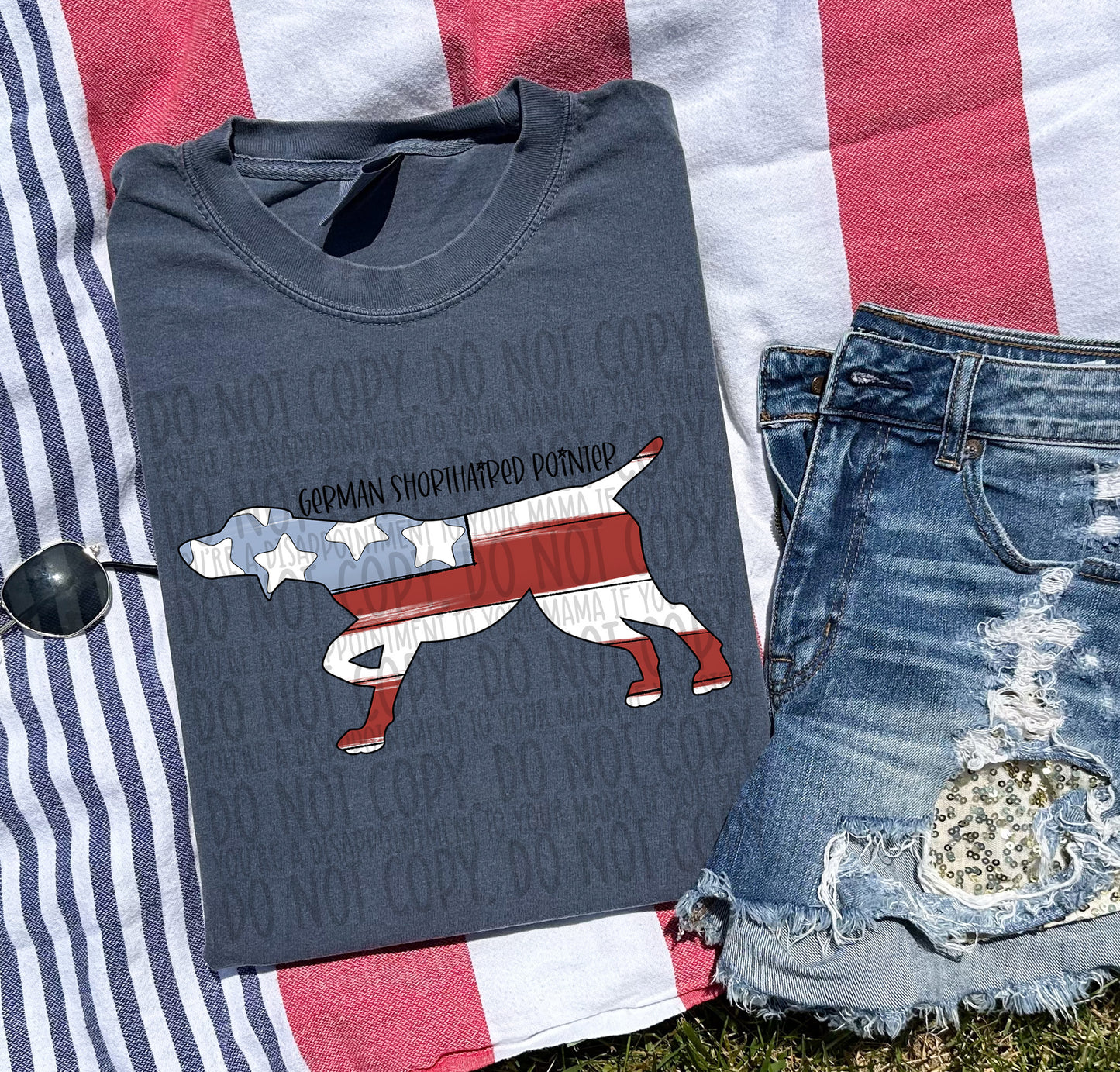 Patriotic Tee- Comfort Color