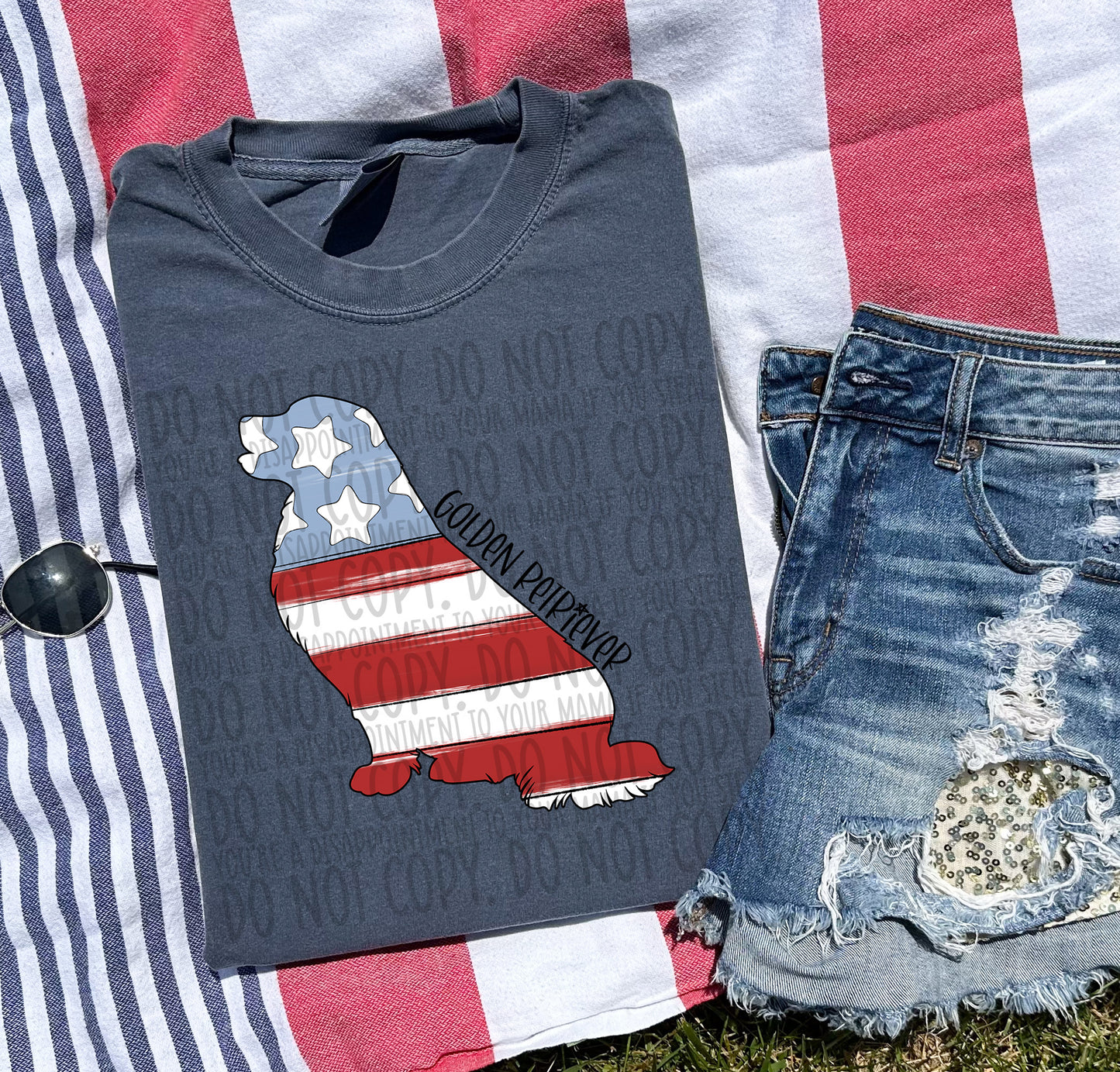 Patriotic Tee- Comfort Color