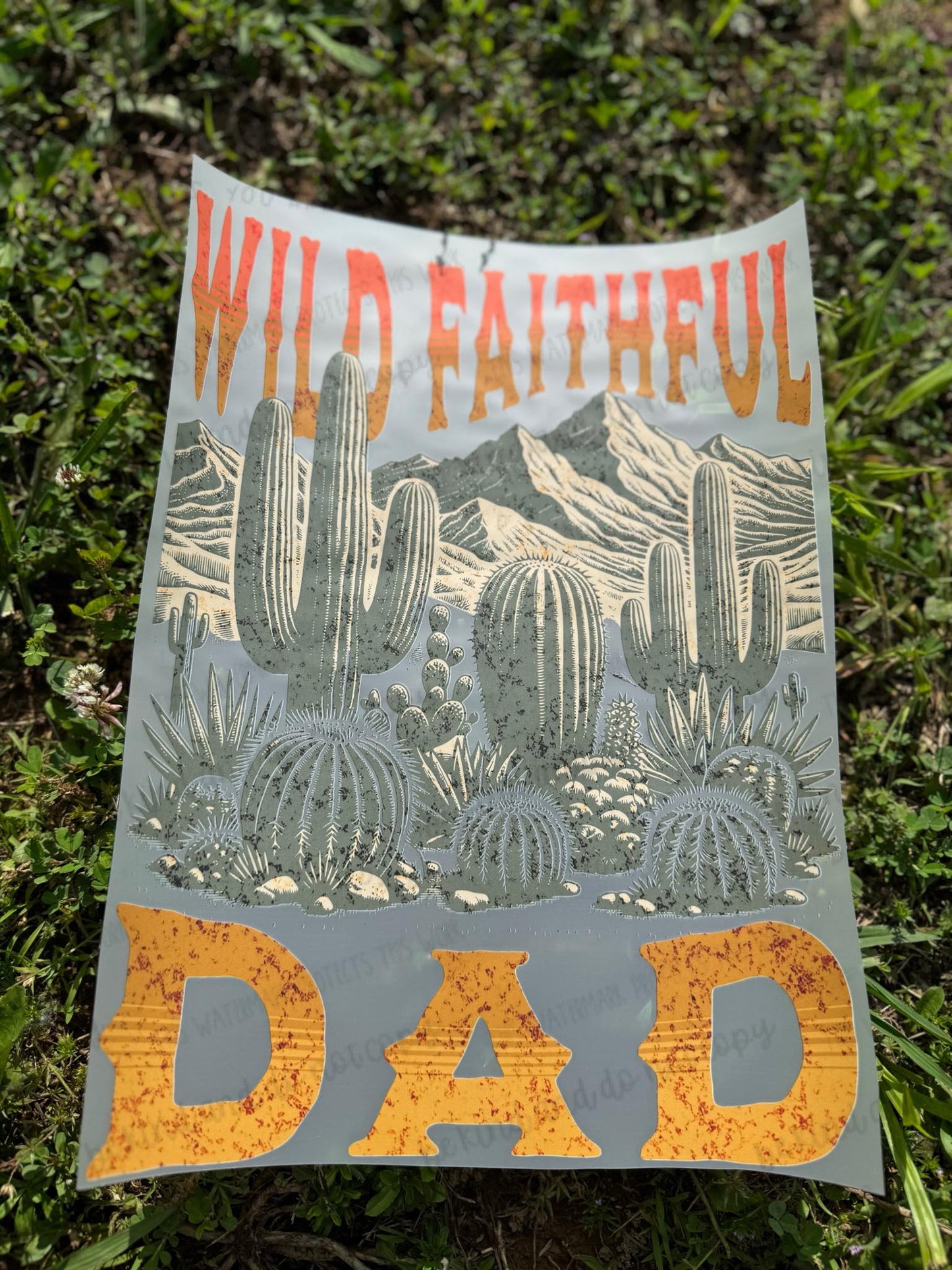 Wild Faithful Dad-Set- DTF Transfer