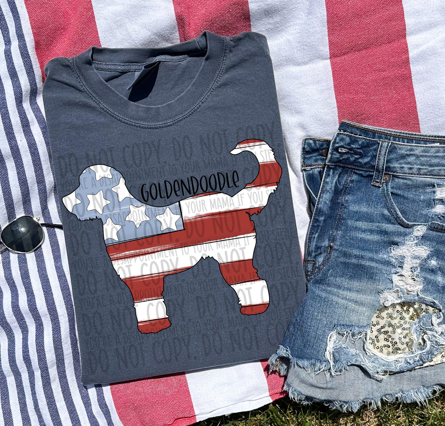 Patriotic Tee- Comfort Color