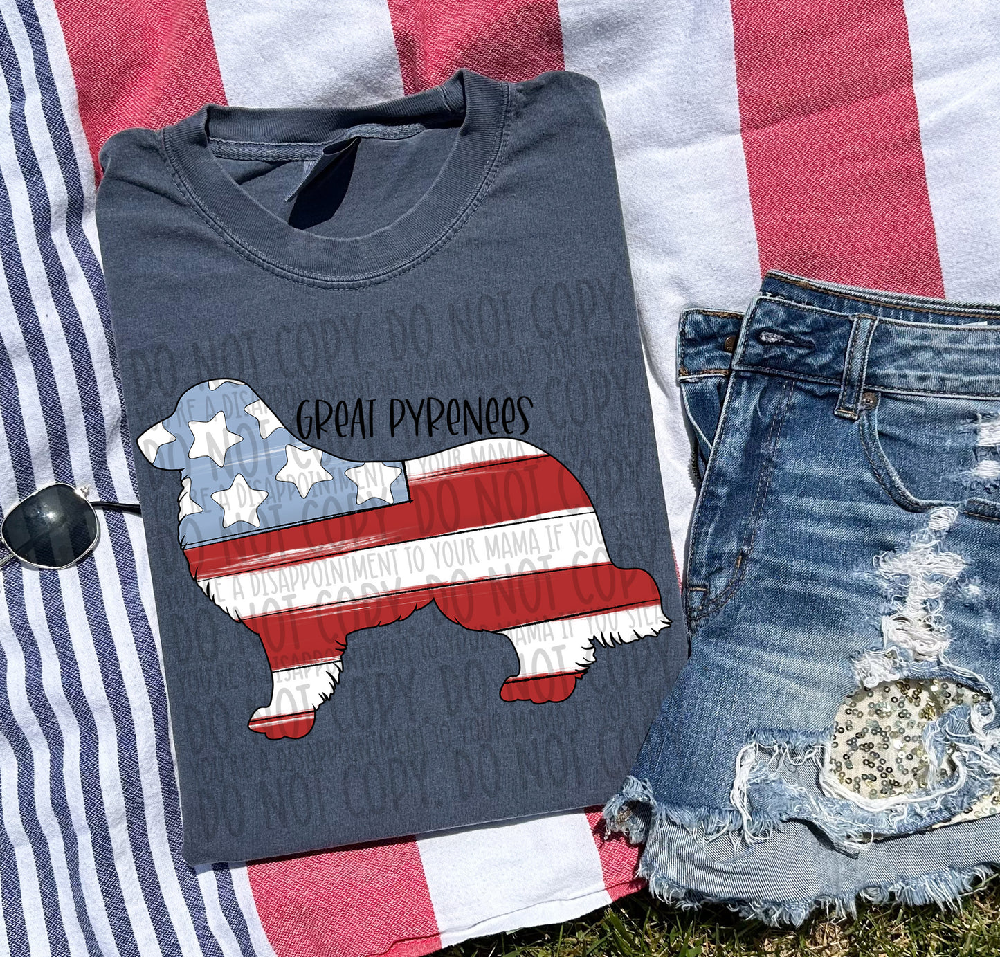 Patriotic Tee- Comfort Color