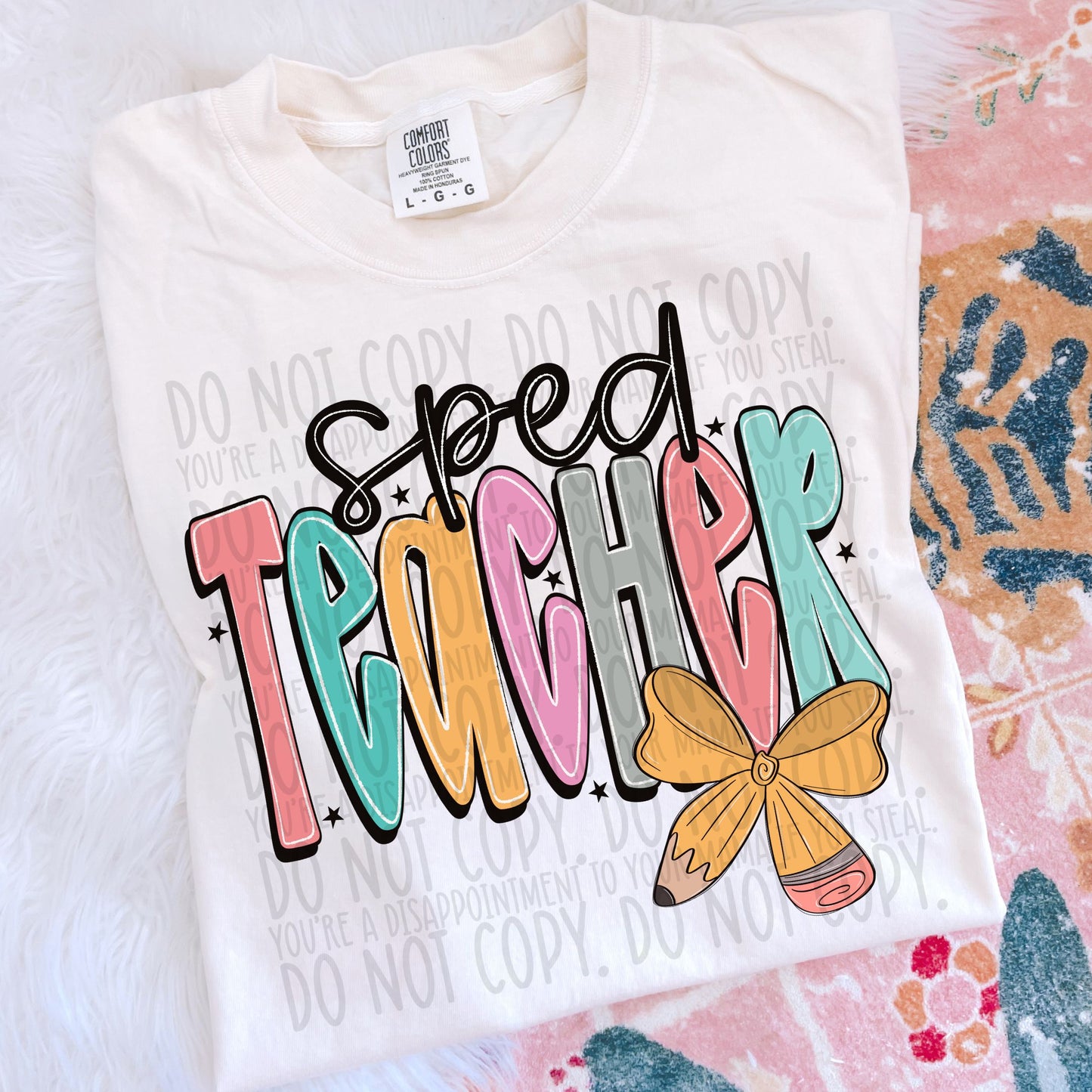 Doodle Pencil Teacher Collection - DTF Transfer