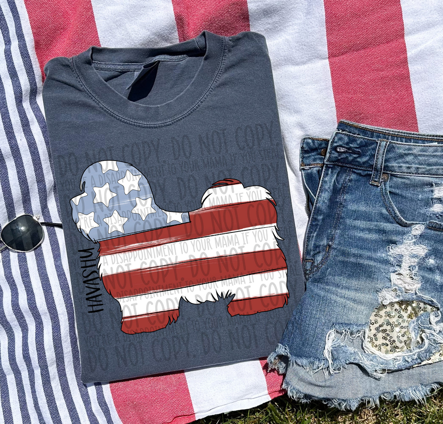 Patriotic Tee- Comfort Color