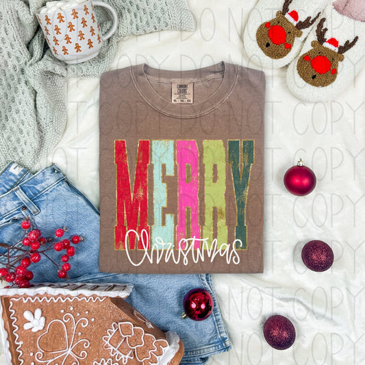 Merry Christmas- DTF Transfer
