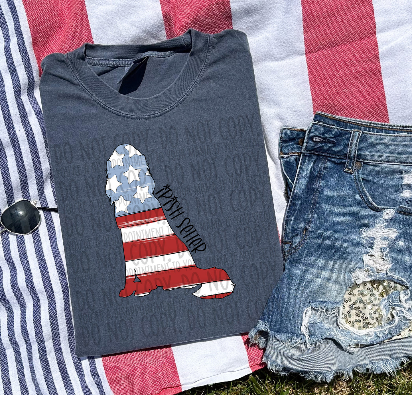 Patriotic Tee- Comfort Color