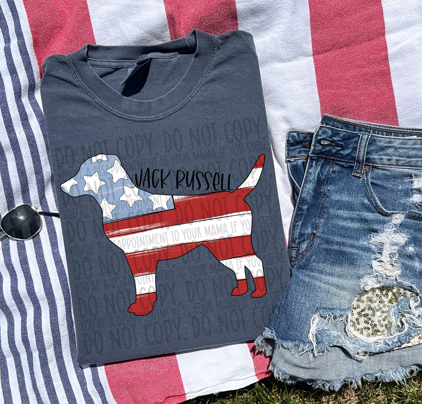 Patriotic Tee- Comfort Color