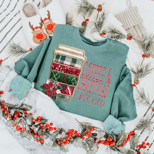 Coffee & Christmas Cheer- DTF Transfer