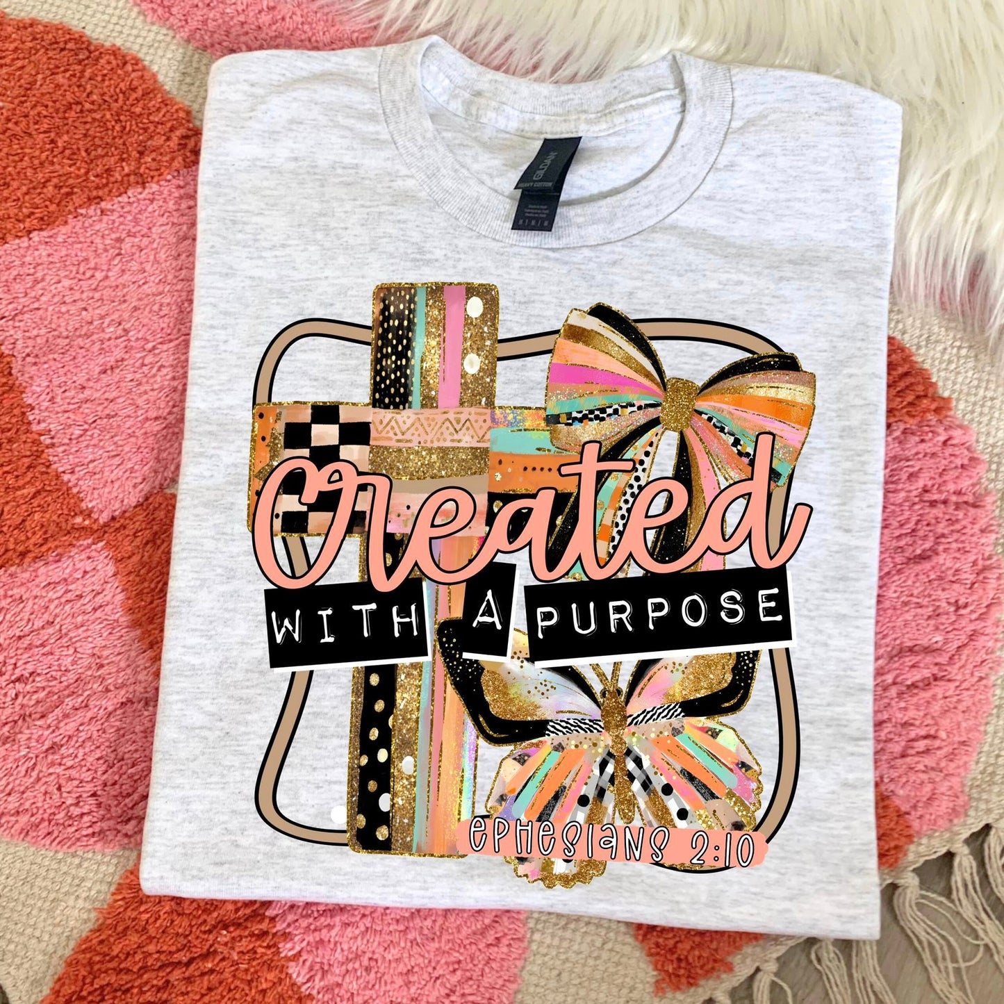 Created with a purpose- DTF Transfer