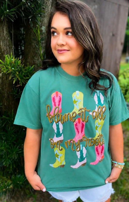 Blame It All On My Roots - DTF Transfer