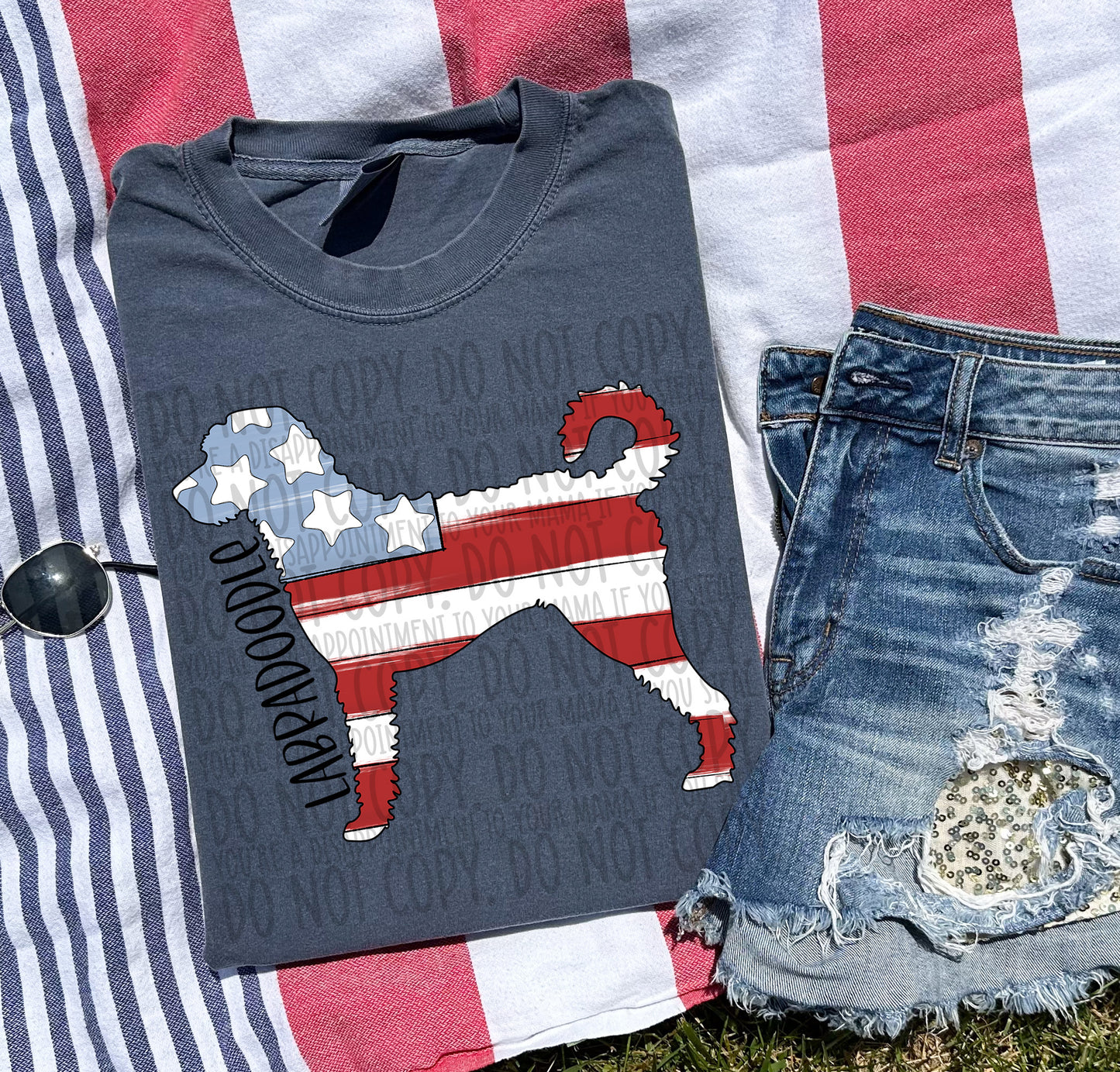 Patriotic Tee- Comfort Color