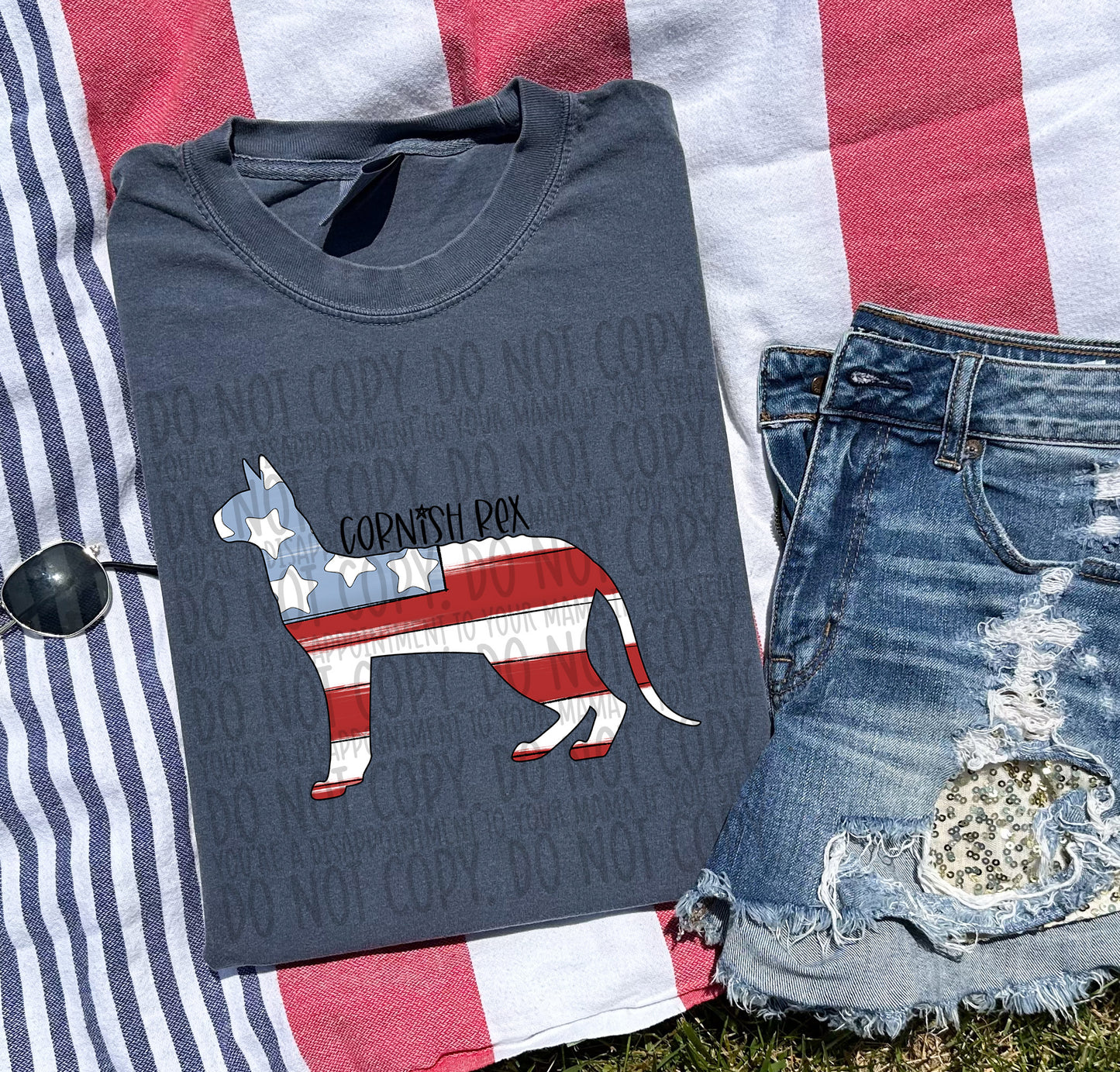 Patriotic Tee- Comfort Color
