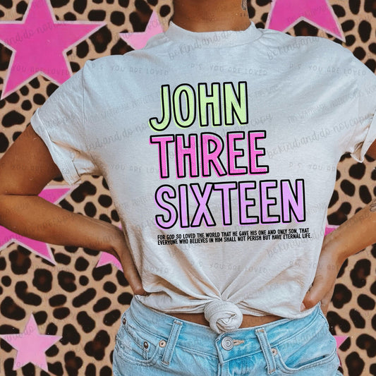 John 3:16-DTF Transfer