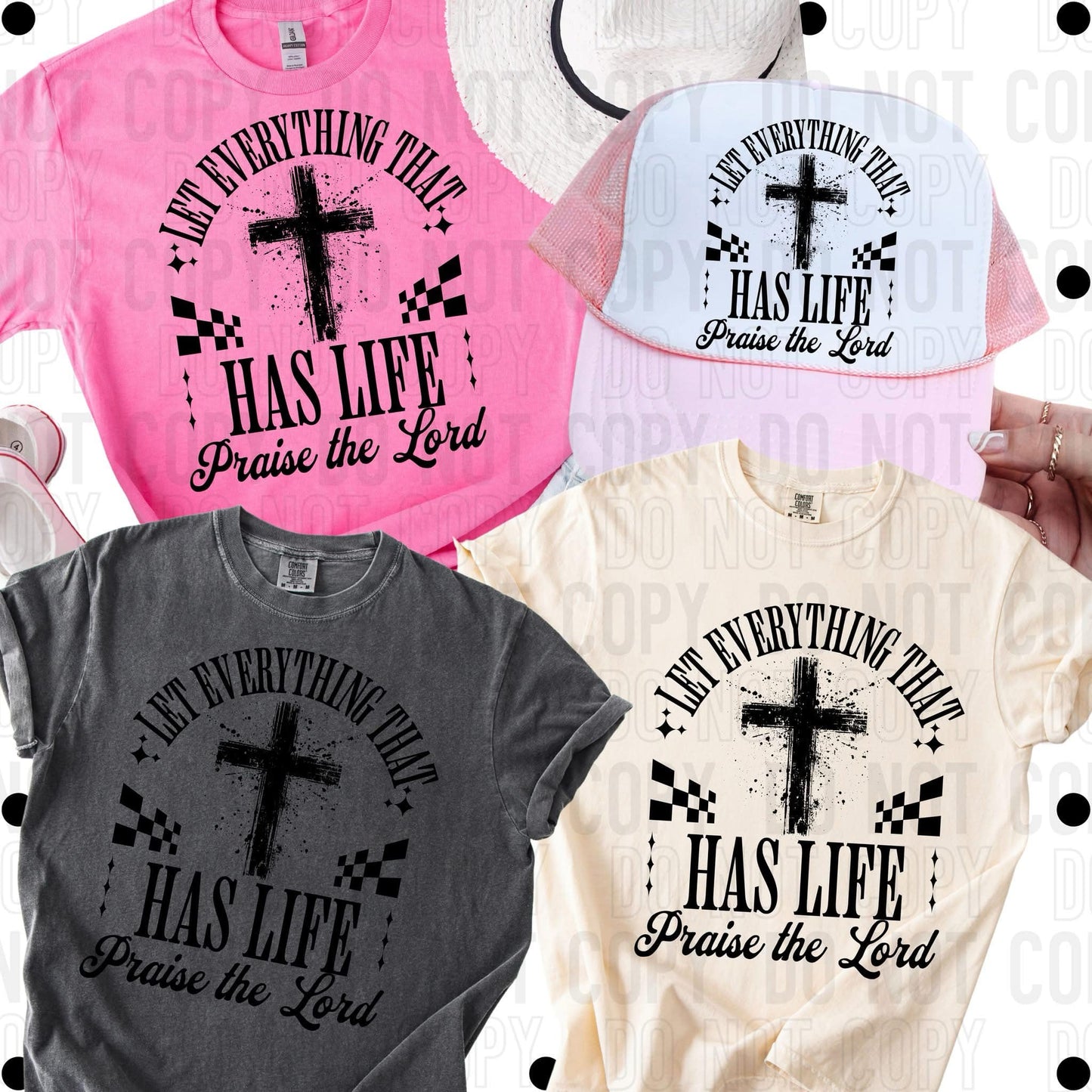 Let everything that has life praise the Lord-DTF Transfer