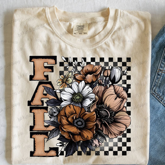 Fall Flowers-DTF Transfer