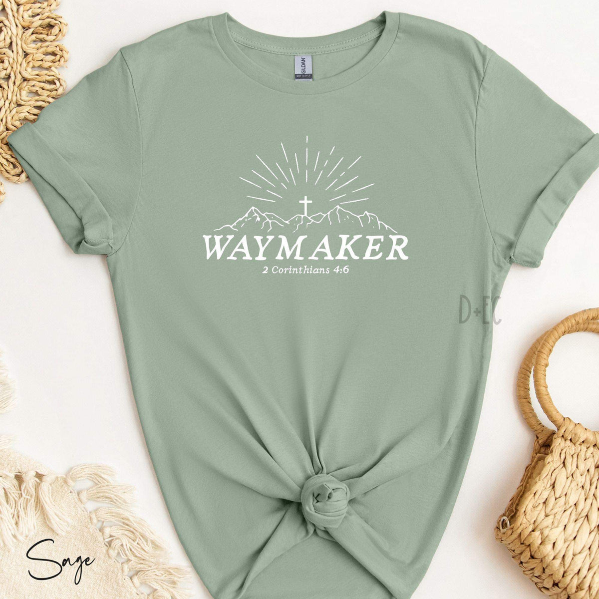 Way Maker Font Waymaker white font- dtf transfer – D&EC Wholesale